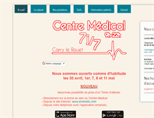 Tablet Screenshot of centre-medical-carry.com